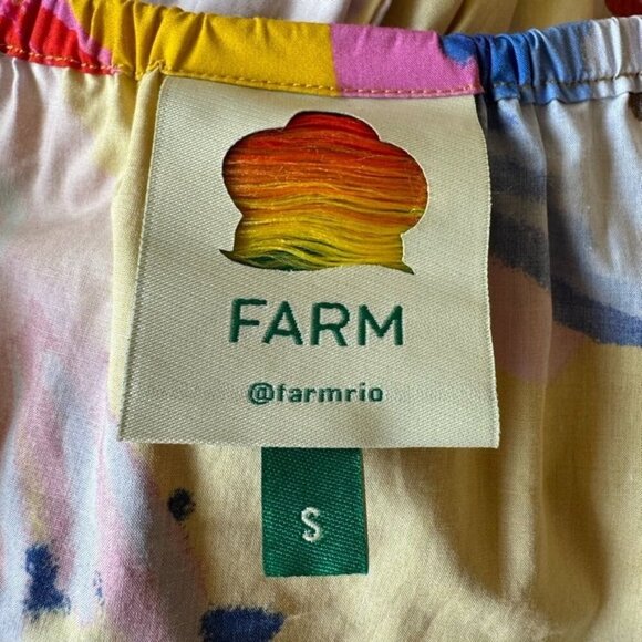 FARM Rio Multicolor Off-Shoulder Maxi Dress - Picture 11 of 16